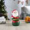 12" Ceramic Musical Santa Bag Candy Bowl